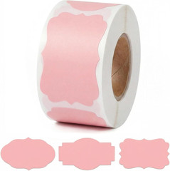 300 Pcs Kraft Labels Stickers, 1.2X2 Inch, 3 Decorative Designs
