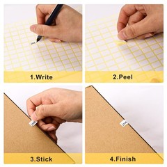 2940 Pcs Matte Small White Labels Stickers Blank Labels Removable Price Tags