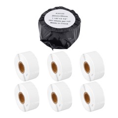 6Rolls White 28mmx89mm LabelWriter Address Label For Dymo 30320 Internet Postage