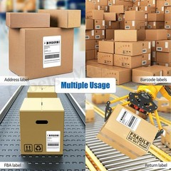 20 Rolls DYMO 4XL Shipping Labels 4×6 Compatible 1744907 Direct Thermal Printer