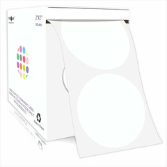 2”Color Coding Labels Stickers,500 per Roll round Permanent Adhesive Circle Dot