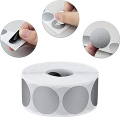 1 Roll 1000 Pcs 1″ Round Scratch Off Stickers Labels Self Labels Lottery Tickets