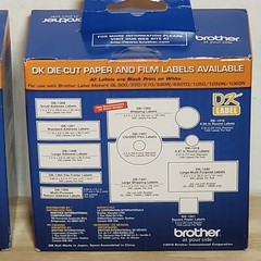 Brother DK-1201 QL Label Printer Standard White Paper Address Labels 2-Pack New