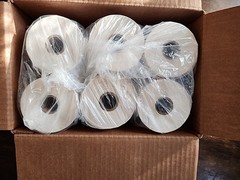 ULINE THERMAL TRANSFER LABELS S-7998 4×3 12/CS Brand NEW BOX