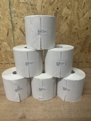 6x Zebra 10010031 Label Paper 4 x 2″ Direct Thermal Zebra Z-Perform 2000D