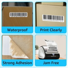 4Rolls White 28mmx89mm Address Label 30320 Fit for Dymo LabelWriter 310