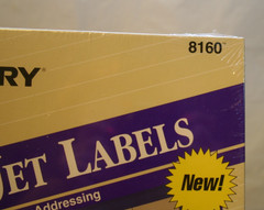 Avery Ink Jet Labels 8160 25 Sheets x 30 Labels = 750 Labels NEW