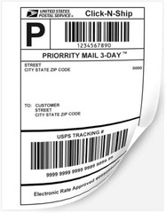 2000 Full Sheet Shipping Labels 8.5×11 Self Adhesive Blank Paper for Laser/Inkje