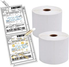 Zebra 2844 Direct Thermal Labels – 6 Rolls, 2700 Labels
