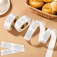 1000 Pcs Cottage Food Law Labels Stickers, Thermal Printed Adhesive Labels Home