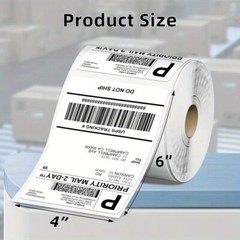 1000 Labels 4″ x 6″ Direct Thermal White Shipping Printing Labels 500 Per Roll