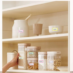 Removable Freezer Labels,1×2 Inch Color Coding Removable Labels for Food Contain