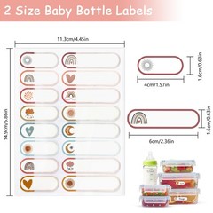320 Pcs Name Labels Write On Waterproof Label for Baby Bottles Kid Stuff Daycare