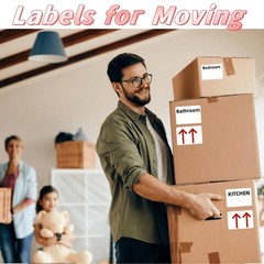 Removable Label Stickers for Organizing -200PCS 3 x 2 inch Waterproof White H…
