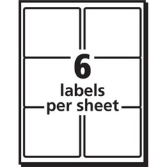 PRES-a-ply 30604 Laser & Inkjet Labels, 3-1/3 x 4″, Box of 600