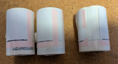 Dymo Stamps Labels Lot of 3 Starter Roll Labels 1 5/8″ x 1 1/4″ 41mm x 32mm NOS