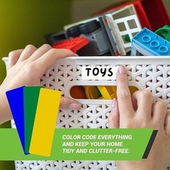 Versatile 3×1 Inch Yellow Write-On Labels for Home, Office, and School Projects