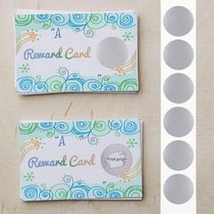 1 Roll 1000 Pcs 1″ Round Scratch Off Stickers Labels Self Labels Lottery Tickets