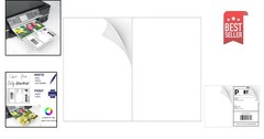 Versatile 8-1/2″ x 5-1/2″ Shipping Labels – 60 Count for Easy Custom Printing