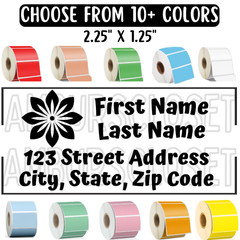 50 RETURN ADDRESS MAILING LABELS 2.25″×1.25 ENVELOPE STICKERS SCRATCH RESISTANT