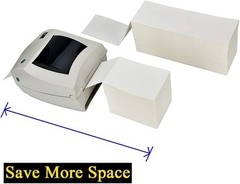 Bulk Pack of 500 4×6 Direct Thermal Labels with Perforations for Quick Printing