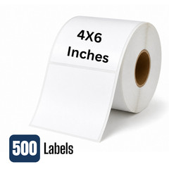 4X6 Direct Thermal Shipping Labels Roll/Fanfold for Zebra, Rollo, MUNBYN, iDPRT