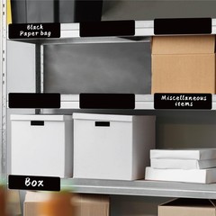 Magnetic Labels For Garage Drawer Mechanic Tools Organizer Chest Box