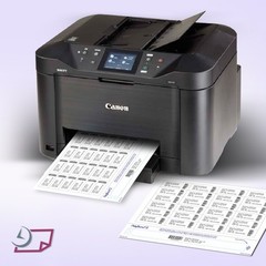 8-1/2″ x 11″ Adult Medical Wrist Band with 20 Labels, PLS-102W – Case of 1000