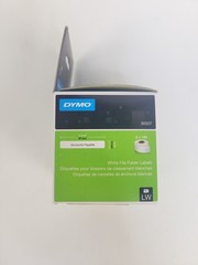 DYMO LabelWriter 30327 White File Folder Labels 9/16″ x 3-7/16″ (14mm x 87mm) Ne