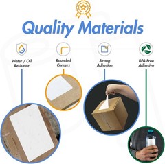Direct Thermal Blank Shipping Labels, 2.25″x0.75″ (10 Rolls, 17000 Labels) | For