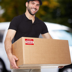 3” X 2” Fragile Stickers for Shipping and Moving, 500 Pcs Handle with Care