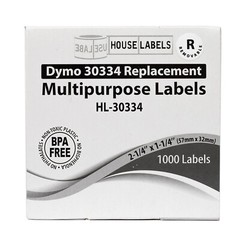 DYMO LW 30334-R : REMOVABLE Multipurpose Labels – (9) Rolls of 1000 – FREE SHIP