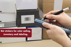 Royal Green Round Labels ~1/4 Inch 8mm Circle Color-Coding Self Adhesive Labels