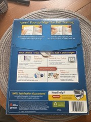Avery Easy Peel Address Labels # 5160 Open Box A Few Used