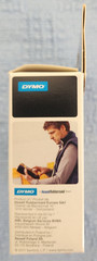 DYMO Rhino Industrial Flexible Nylon Tape 1″ x 11-1/2′ Black on White — 1734524