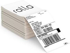 Ultra-strong Adhesive 4×6 Fanfold Thermal Labels – 500 Count, Eco-Friendly Paper