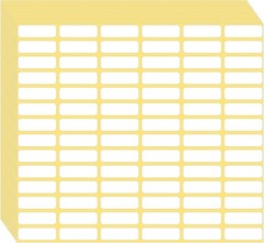 1680 Pcs Matte White Labels Blank Stickers Small Sticky Labels Removable Price