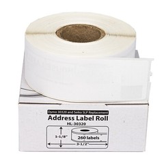 DYMO 30320 Direct Thermal Address Labels (1-1/8″ x 3-1/2″) – (72) Rolls of 260