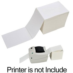 4×6 Perforated Direct Thermal Address Shipping Labels For Rollo & Zebra Fanfold