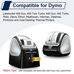 1Roll 9/16″ x 3 7/16″ 2-Up File Folder Labels 30276 For DYMO LabelWriters 400 Du