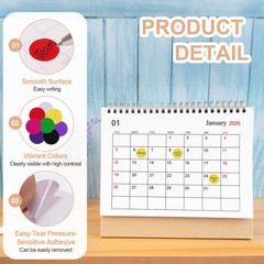 5000Pcs Colored Dots Stickers, 1/2″ Adhesive Round Polka Coding Labels Dark Blue