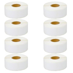 8Rolls 1″ x 1-1/2″ Book Spine Labels Tapes 30347 for Dymo LabelWriters 450 Duo