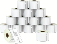 Dymo Compatible Shipping Name Badge Labels 2X4 3840 Labels 16 Rolls