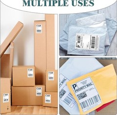 L LIKED 10 Rolls 4″ x 6″ Thermal Labels, 250 Labels/Roll, Compatible with Zebra