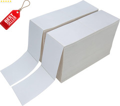 4000 Fanfold 4×6 Direct Thermal Shipping Labels Perforated Zebra Rollo US