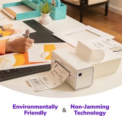 Ultra-strong Adhesive 4×6 Fanfold Thermal Labels – 500 Count, Eco-Friendly Paper