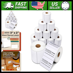 Aegis Adhesives 3×2 Thermal Shipping Labels 12 Rolls 700 per Roll