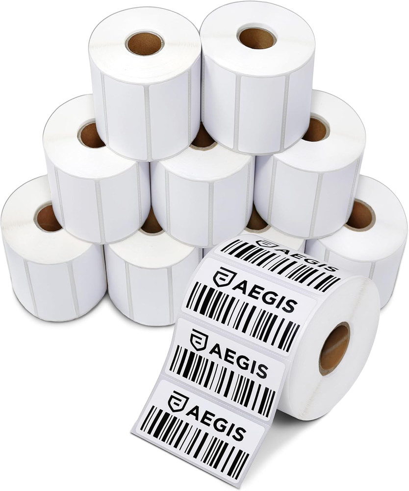 – 2.625″ X 1″ Direct Thermal Labels (15600 Count, 12 Rolls) – FNSKU Labels, Barc
