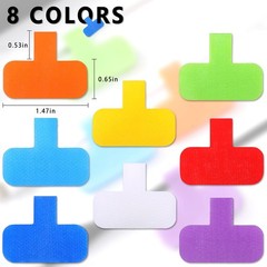 Self-Adhesive Cable Labels Multi-Color Cord Wire Label Writable for Cables