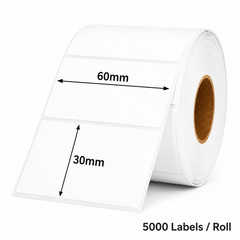 2.25″x1.25″ Direct Thermal Labels 60x30mm 5000/Roll Compliance COA Labels